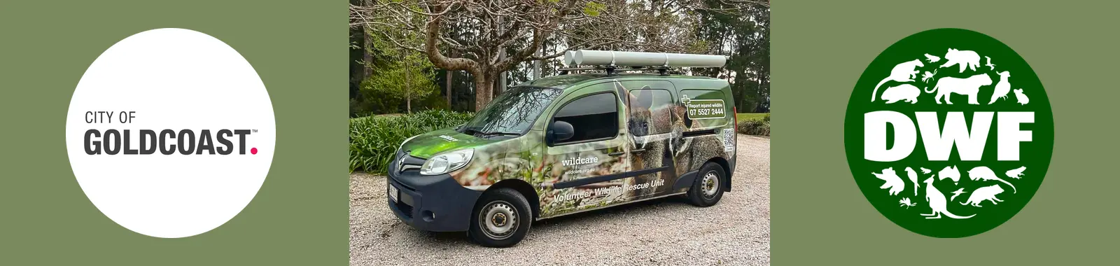 Wildcare Rescue Vehicle Banner